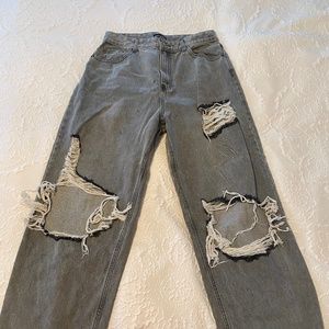 Pretty little things jeans gray pants 12 40